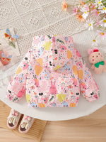 Baby Girl's Lightweight Hooded Jacket