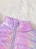 Girls' Sparkling Padded Vest