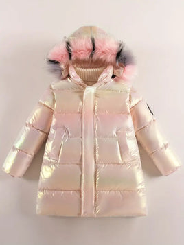 Colorful Shinny Thicken Winter Coat