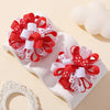 Adorable Hand-Made Red Polka Dot Hairbands for Girls