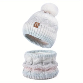 Lightweight Warm Winter Hat & Scarf Set