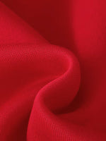 Heart Red Long Sleeve Fleece With Leggings Valentine Two-Piece Outfit