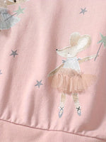 Mouse Ballerinas Cotton Long Sleeve Sweatshirt