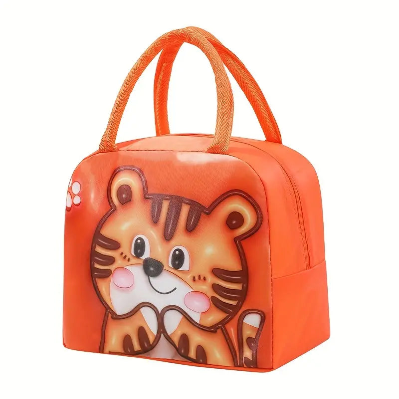 Lightweight Kids' Lunch Bag with Cute 3D Cartoon, Durable & Water-Resistant