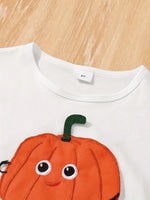 Cute Pumpkin Decor 3pcs Girls Set