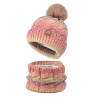 Lightweight Warm Winter Hat & Scarf Set