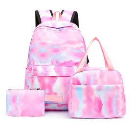 Pastel dye Backpack Set