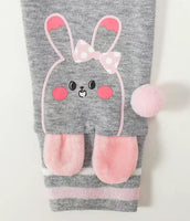 4t Cotton Bunny Decor Pants