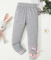 4t Cotton Bunny Decor Pants