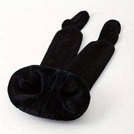 Black Thick Warm Girls Tights