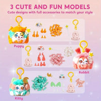 DIY Plush Keychain Making Craft