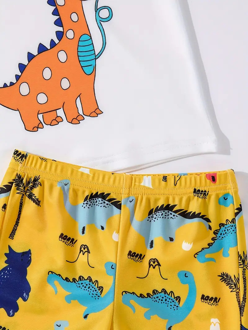 Boys Dinosaur SWIM suit set