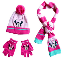 Minnie Mouse Hat Gloves Scar Set