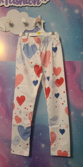 Heart Patterned Leggings