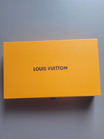 Luxury Embossed Monogram Leather Long Wallet – Fold Over – Black incudes Box