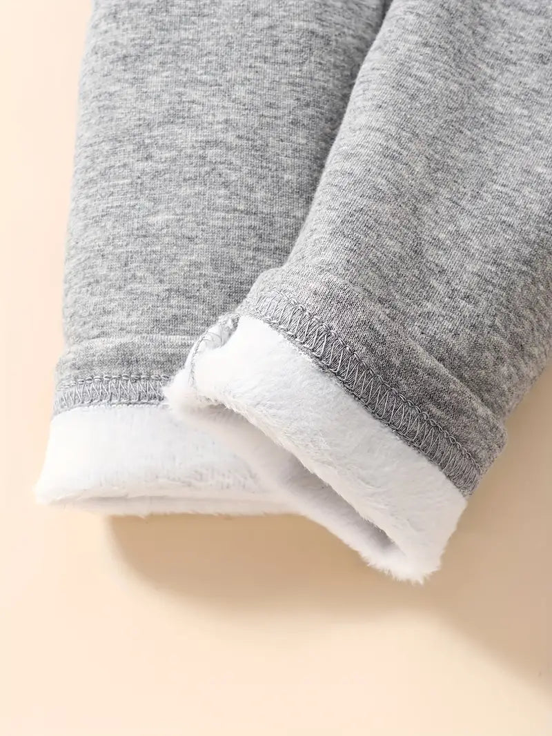 Cozy Fleece-Lined Girls' Leggings