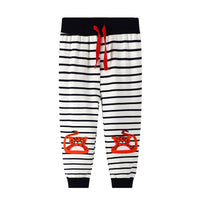 Boys' Pants Casual Sports Boys' Cotton Terry Cartoon Pants