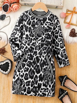 Tiger Star Print Dress