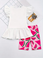 Adorable Girls 2pcs Sweet Watermelon Set