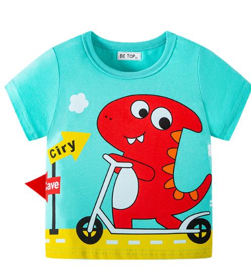 T-shirt Cotton Boy Baby Foreign Style Top T