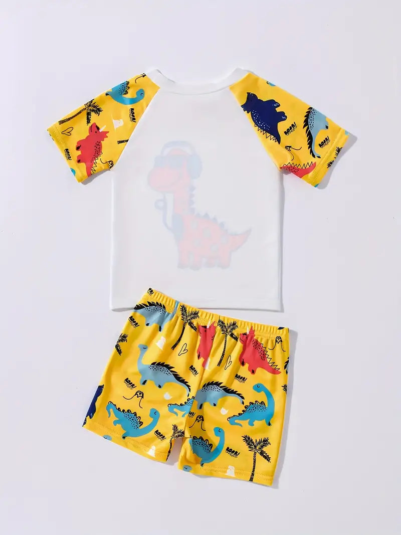 Boys Dinosaur SWIM suit set