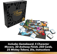 The Magical World of Disney Trivia Games – Board Games for Family Night, Multi-Player, Family Travel Games, Disney Toys, Ages 6+