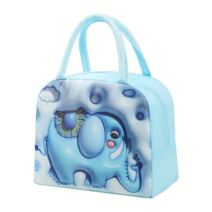 Lightweight Kids' Lunch Bag with Cute 3D Cartoon, Durable & Water-Resistant