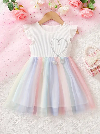 Princess Dress with Rhinestone