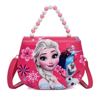 Disney Princess frozen Sofia pearl handle PU Cute fashion Leather