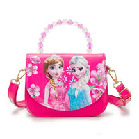 Disney Princess frozen Sofia pearl handle PU Cute fashion Leather