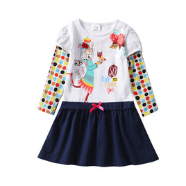 Autumn Polk Dot Dress