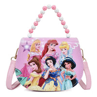 Disney Princess frozen Sofia pearl handle PU Cute fashion Leather