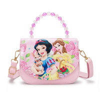 Disney Princess frozen Sofia pearl handle PU Cute fashion Leather