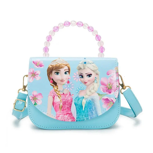 Disney Princess frozen Sofia pearl handle PU Cute fashion Leather