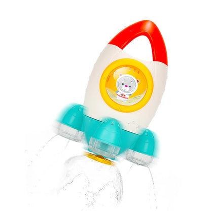 QWZ New DIY Montessori Children Bath Toys Water Spray Rotating Water