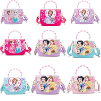 Disney Princess frozen Sofia pearl handle PU Cute fashion Leather