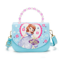 Disney Princess frozen Sofia pearl handle PU Cute fashion Leather