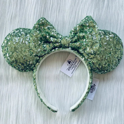 New Disney Silver 100th Anniversary Mickey Mouse Ear Headband Minnie