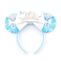 Frozen Hair Accessories Women Elsa Princess Anna Snowflake Mickey