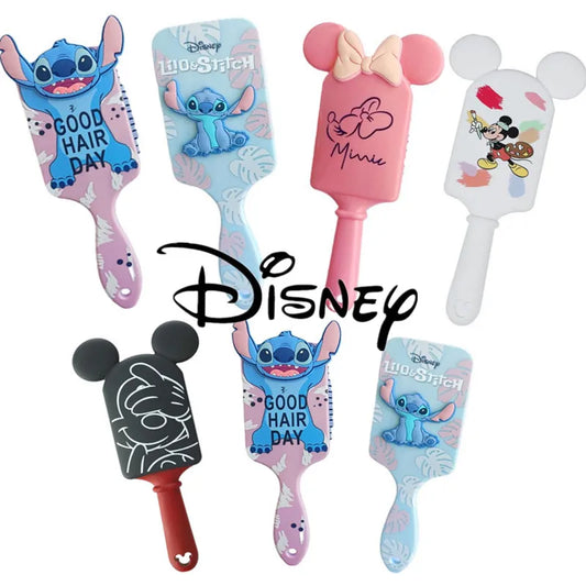 Disney Stitch Air Cushion Massage Combs Mickey Mouse Kids Cartoon Comb