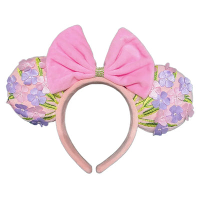 Mickey Mouse Ear Headband Wedding dress Bow Wave point Minnie Headband