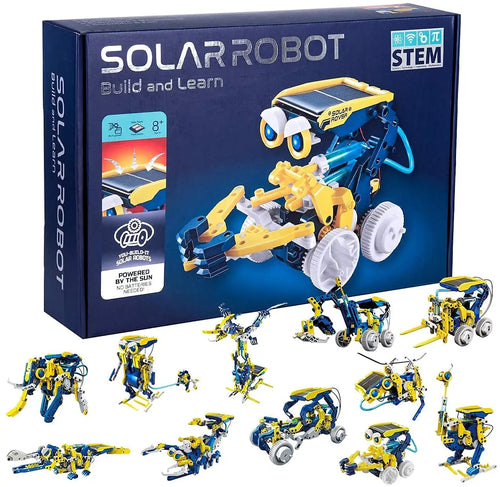 Kids Solar Robot Toys 11 in 1 STEM Educational Learning DIY Assembly