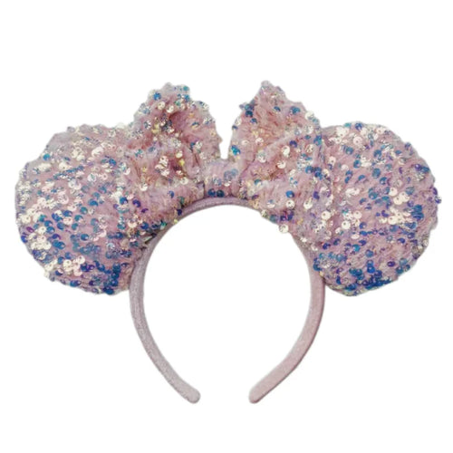 Mickey Mouse Ear Headband Wedding dress Bow Wave point Minnie Headband