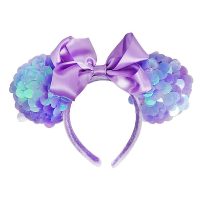 Mickey Mouse Ear Headband Wedding dress Bow Wave point Minnie Headband