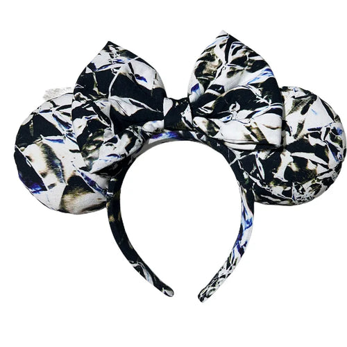 Mickey Mouse Ear Headband Wedding dress Bow Wave point Minnie Headband