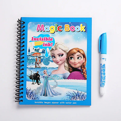 Disney Kids Puzzle Graffiti Painting Book Cartoon Anime Frozen