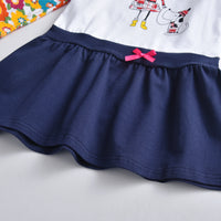 Girl 3d Bow Butterfly Cotton Dress