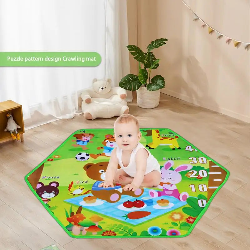 Newborn Crawling Mats Soft Anti-Slip Kids Play Mats Waterproof