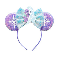 Frozen Hair Accessories Women Elsa Princess Anna Snowflake Mickey