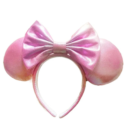 Mickey Mouse Ear Headband Wedding dress Bow Wave point Minnie Headband